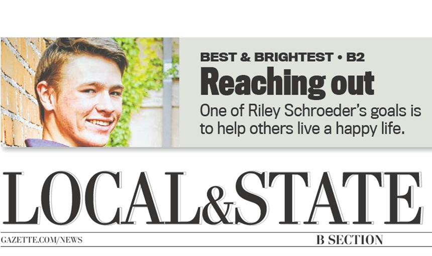  Gazette Section B. April 29, 2015.